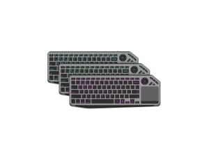 Bezprzewodowa Klawiatura Dualna BT/RF Touchpad LED RGB