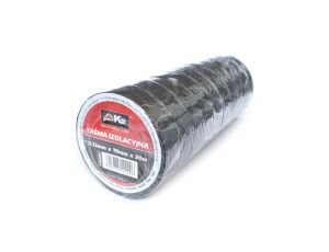 Taśma izolacyjna z PVC 0,13mm/19mm/20m CZARNA (10 szt.)