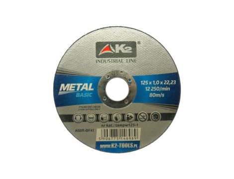 Tarcza do cięcia metalu BASIC 125 x 1,0mm (25 szt.)