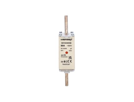 Wkładka bezpiecznikowa NH 1C 80A 500VAC gG S215687