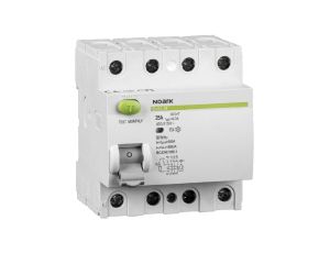 Wyłącznik różnicowoprądowy 4P 25A 100mA typ A 6kA Ex9L-N