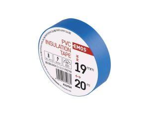 Taśma izolacyjna PVC 19mm / 20m niebieska F61924 /10szt./