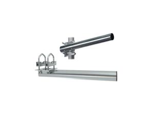 Uchwyt antenowy balkonowy prosty z cybantami 30 cm