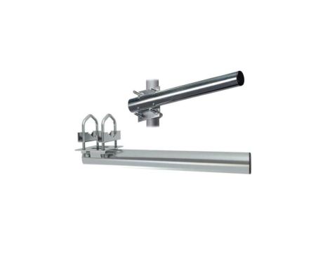 Uchwyt antenowy balkonowy prosty z cybantami 30 cm