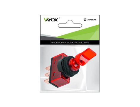 Przełącznik ASW-14D czerwony Vayox PAK.