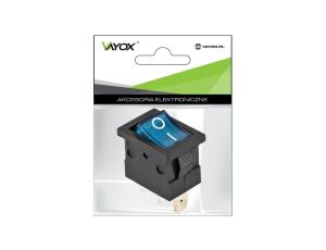 Przełącznik MK1011 podś. niebieski 230V Vayox PAK.