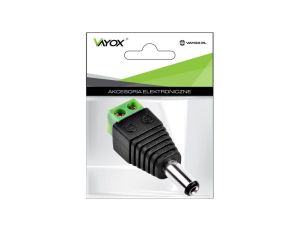 Wtyk DC 2,1/5,5 z szybkozłączem Vayox PAK. - 100szt.