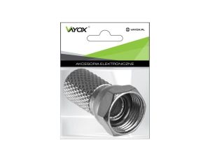 Wtyk sat F 6,8mm+ uszczelka Vayox (opakowanie 2szt)
