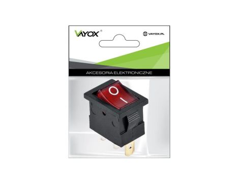 Przełącznik MK1011 podś.czerwony 230V Vayox PAK.