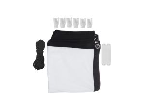 Ekran projekcyjny Maclean, 84 cali 186x100cm, obramowanie 25mm 16:9, haczyki do naciągu, MC-980