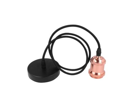 *LED line Oprawa zwieszana 1xE27 aluminium różowe złoto