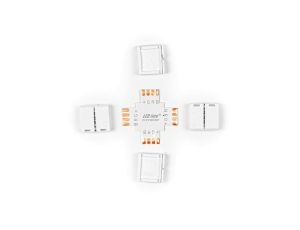 LED line łącznik do taśm LED CLICK CONNECTOR kątowy 10 mm 4 PIN Typ + RGB