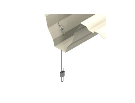 Linka stalowa 6m z mocowaniem TG do blachy trapezowej z zaciskiem 4Sprint do 24kg (opakowanie 10 szt.)