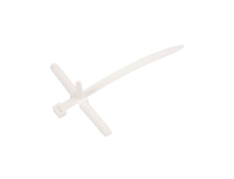 Uchwyt paskowy szybkiego montażu z kołkiem 140mm biały USMPK-10 10mm /50szt./