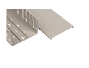 Korytko grzebieniowe samogasnące 120x80 szare z pokrywą UV ECS12080 /2m