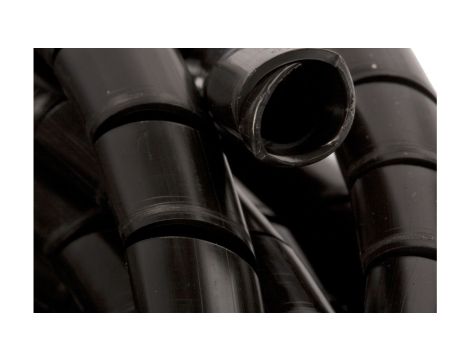 Wężyk ochronny spiralny WSN 15/S czarny E01WS-01010200600 /10m/