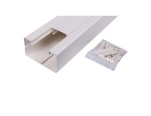 Simon Connect Kanał jednokomorowy Cabloplus PVC 90x55mm czysta biel TK12081/9 /2m/