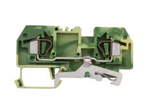 Złączka 2-przewodowa 6mm2 żółto-zielona 282-907