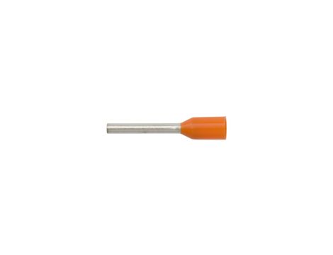 Końcówka tulejkowa izolowana HI 0,5/10 pomarańczowa E08KH-02010101701 /500szt./