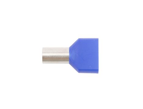 Końcówka tulejkowa izolowana HI 2X16/14 DIN niebieska E08KH-02020103001 (50szt.)