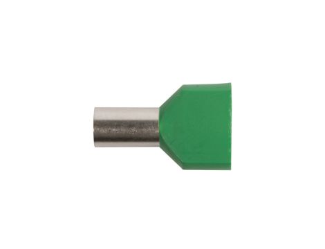 Końcówka tulejkowa izolowana HI 2X16/14 zielona E08KH-02020102901 (50szt.)