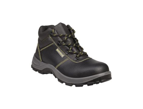 Trzewiki ze skórzanego kruponu barwionego rozmiar 43 czarne GARG2SPNO43