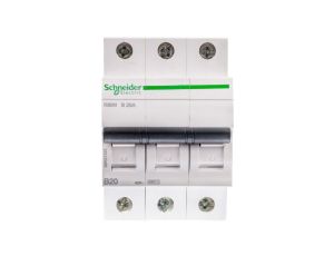 Wyłącznik nadprądowy 3P B 20A 6kA AC K60N Acti9 A9K01320