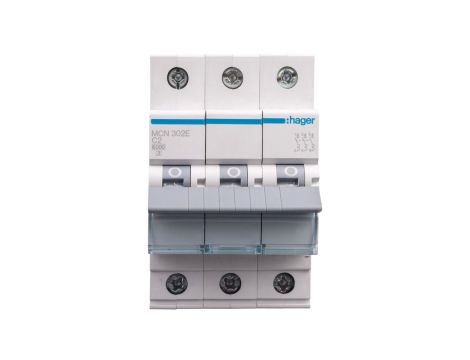 Wyłącznik nadprądowy 3P C 2A 6kA AC MCN302E