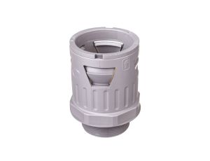 Dławnica do węża osłonowego M40 IP68 SILVYN KLICK-GM 40x1,5 szara 55501080