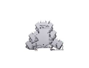 Złączka szynowa 3-piętrowa 2,5mm2 szara PE/L/L 2002-3227 TOPJOBS