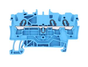 Złączka szynowa 3-przewodowa 2,5mm2 niebieska 2002-1304 TOPJOBS