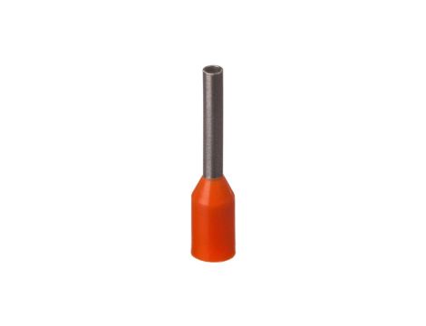 Końcówka tulejkowa izolowana TI 0,5mm2/8mm pomarańczowa cynowana TI0,5L8DE /100szt./