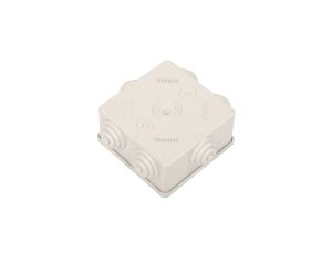 Puszka natynkowa 80x80x40mm tworzywo IP44 szara OL20003