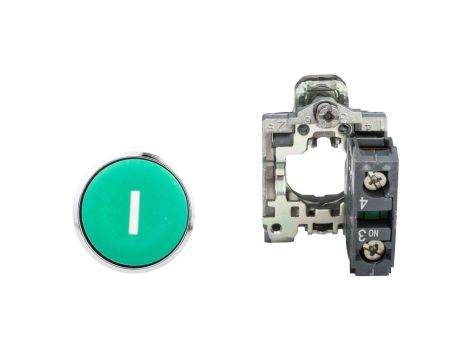 Przycisk sterowniczy 22mm zielony z samopowrotem 1Z XB4BA3311