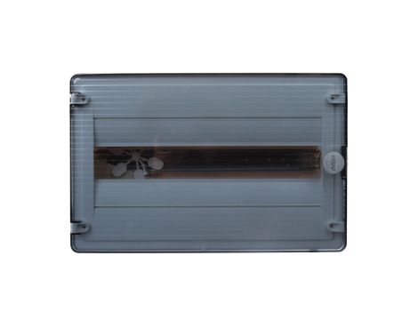 Rozdzielnica modułowa 1x18 natynkowa IP40 Golf (drzwi transparentne) VS118TD