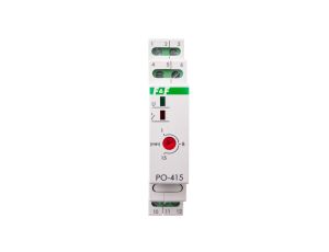 Przekaźnik czasowy 1P 10A 1-15min 24V AC/DC opóźnione odpadanie PO-415-24V