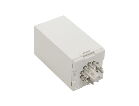 Przekaźnik czasowy 2P 5A 1-12sek 220-230V AC/DC załączanie na nastawiony czas RTX-133 220/230 12SEK