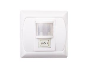 Czujnik ruchu 300W 120st. MERGE JQ-L podtynkowy IP20 biały 07690