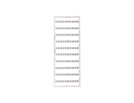 Oznaczniki Mini-WSB 10x 11-20 biały 248-503 /5szt./