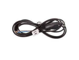 Przewód przyłączeniowy H03VVH2-F 2x0,75 2m czarny S19272