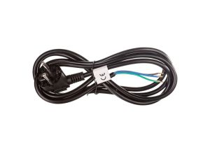 Przewód przyłączeniowy H05VV-F 3x1 2m czarny S18312