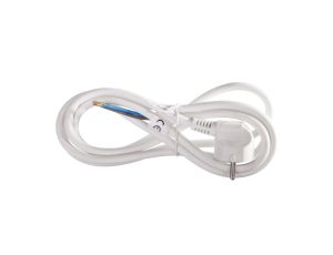 Przewód przyłączeniowy H05VV-F 3x1,5 2m biały S14322