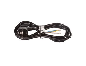 Przewód przyłączeniowy H05VV-F 3x1,5 2m czarny S18322