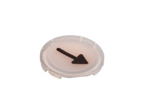 Soczewka przycisku 22mm płaska biała z symbolem KIERUNKI RUCHU M22-XDL-W-X7 218305