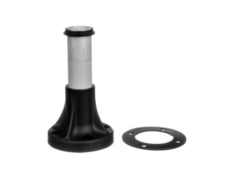 Podstawa z tulejką 100mm czarna metal XVBZ02A