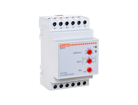 Przekaźnik kontroli poziomu cieczy 2P 2,5-50kOhm 24/220-240V AC 1-10sek LVM30 24/220-240VAC