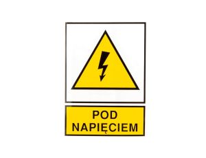 Tabliczka /znak ostrzegawczy/ TZO 148X210S PODNAP. E04TZ-01011140800 /10szt./