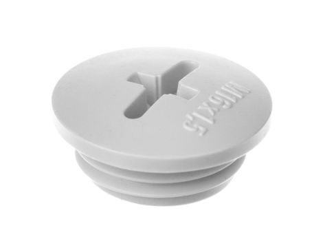 Zaślepka poliestrowa M16 SKINDICHT BLK-M 16x1,5 jasnoszara 52006610 /100szt./