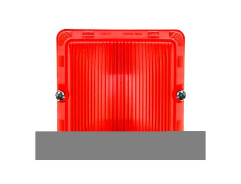 PLEXO55 Klosz do żarówek czerwony 069591