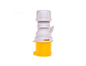 Wtyczka przenośna 32A 3P 110V żółta IP44 SHARK 023-4
